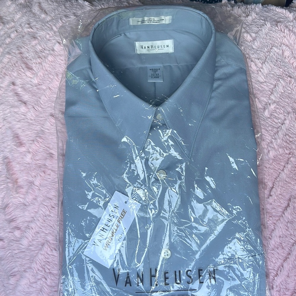 Van Heiden Wrinkle-free Dress Shirt with Pocket